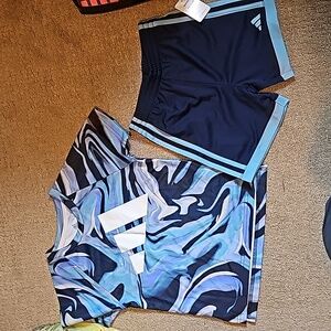ADIDAS NWT TODDLER  BOY  SHORT SET SIZE 3T